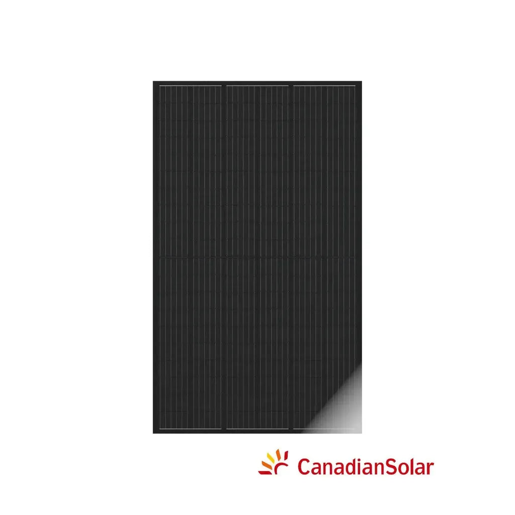 Canadian Solar 450W Solar Panel – Black Monofacial, Black Frame