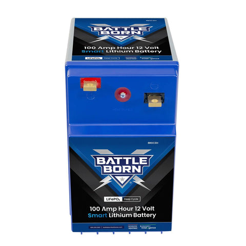 Battle Born BBGC2iH 100Ah 12V Lithium LiFePO4 Smart Heated Deep Cycle Battery
