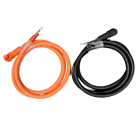 Pytes V5° Plus 1/0 AWG Power Cable Kit – 2m Each (Orange & Black)