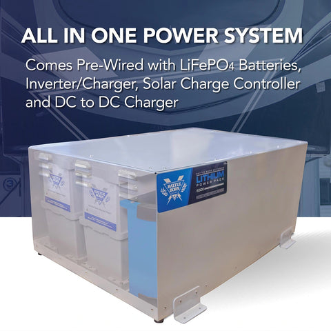 Battle Born LPP6500 All-in-One Power System with LiFePO4 batteries