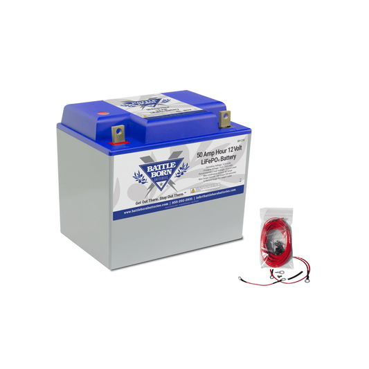 Battle Born BB1250H 50Ah 12V Lithium LiFePO4 Heated Deep Cycle Battery