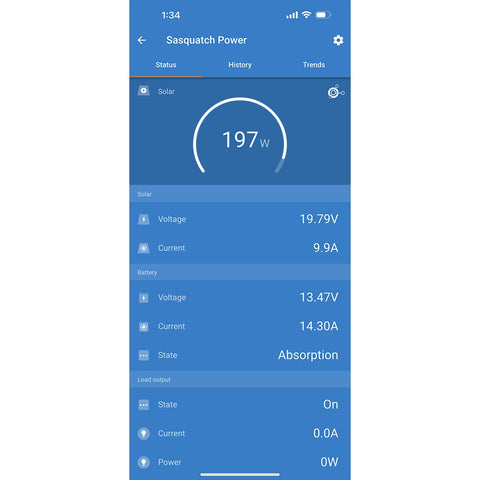 Monitor Your Sasquatch Power Kit in Real Time with the VictronConnect App