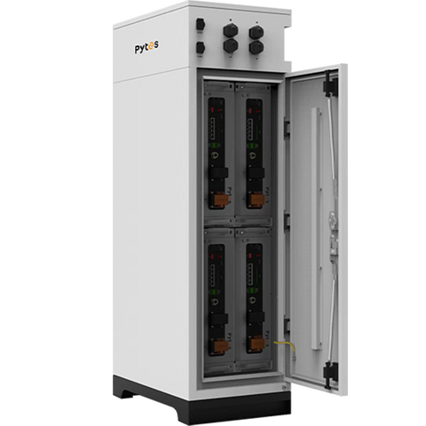 Durable Pytes V-Box-OC and V5 Solar Battery Setup for Efficient Power Storage 600Ah