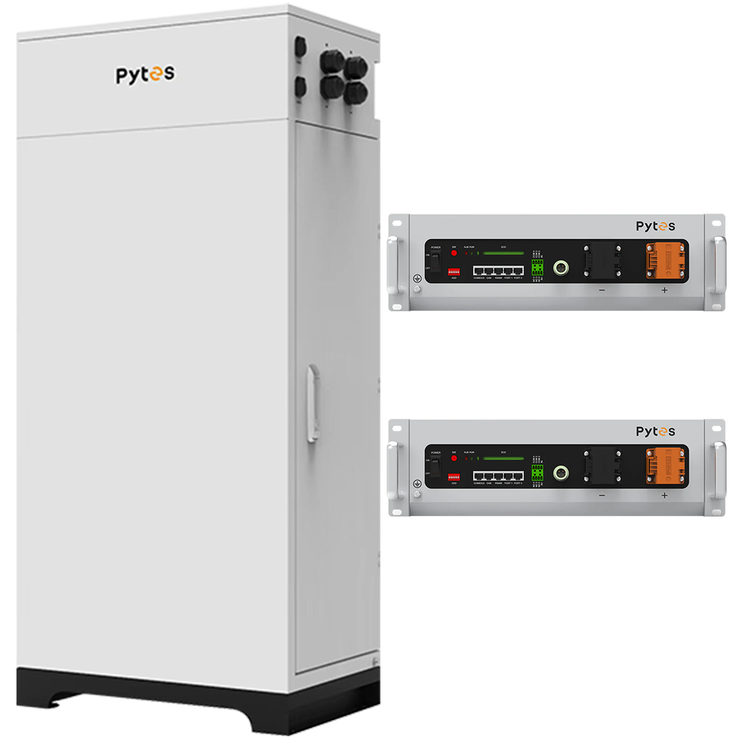 Pytes V-Box-OC with V5 5.12kWh Solar Batteries in Configuration 200Ah