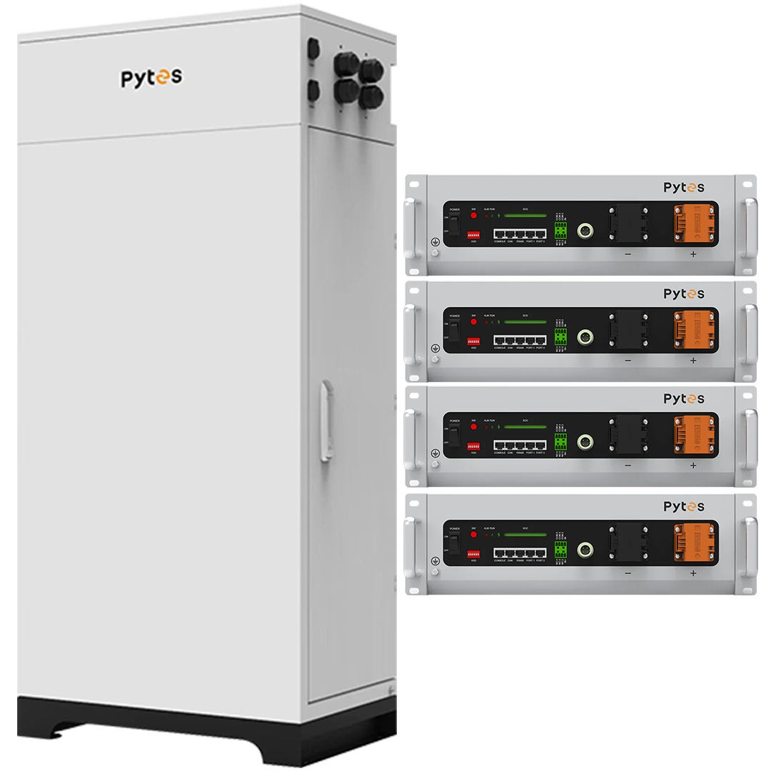 Pytes V-Box-OC with V5 5.12kWh Solar Batteries in Configuration 400Ah