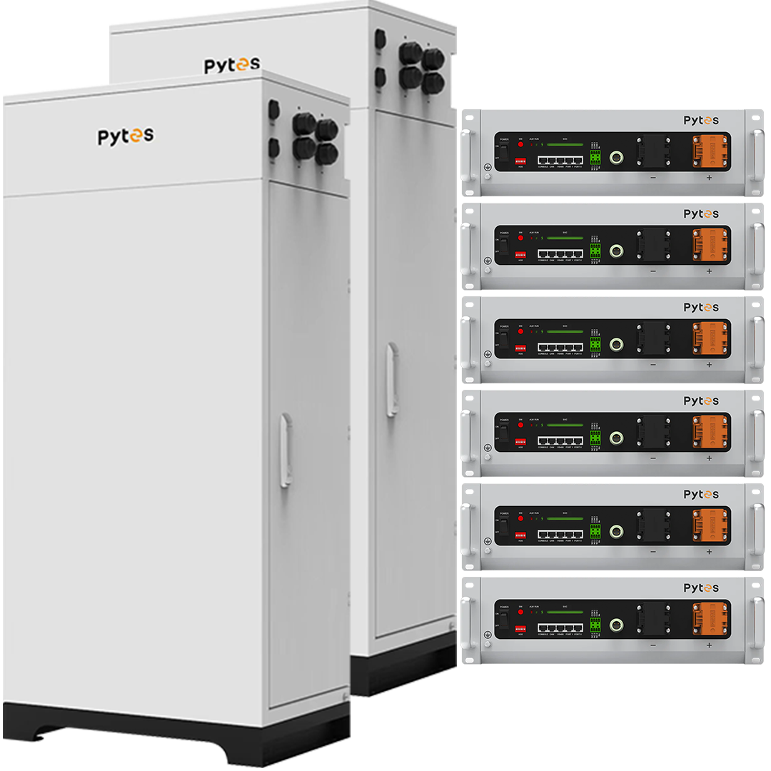 Pytes V-Box-OC with V5 5.12kWh Solar Batteries in Configuration 600Ah