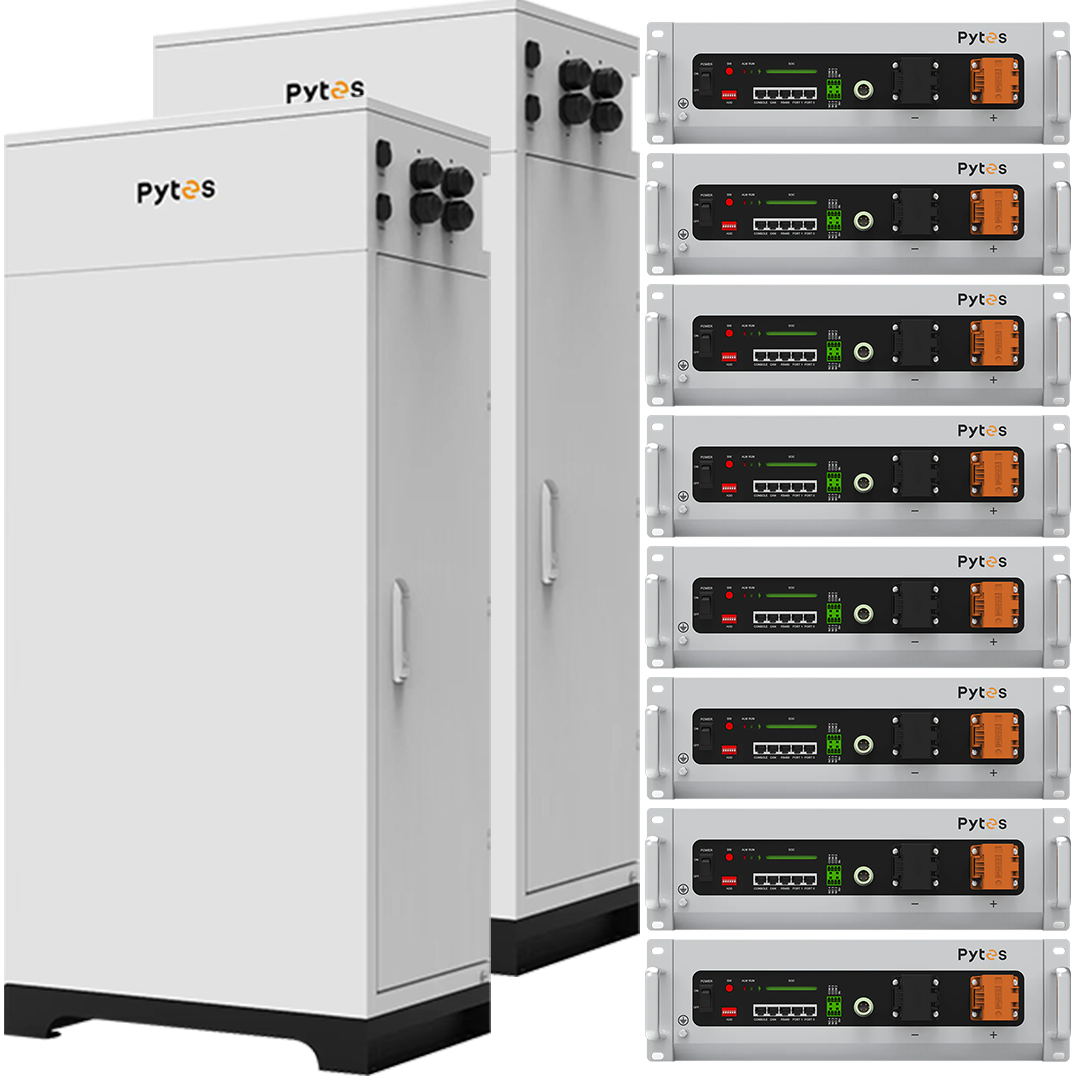 Pytes V-Box-OC with V5 5.12kWh Solar Batteries in Configuration 800Ah