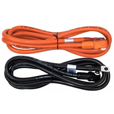 Pytes 2m Battery-to-Inverter Cable, 4 AWG, 5/16th Lug, for Pytes E-BOX-48100R, high insulation, efficient power transfer