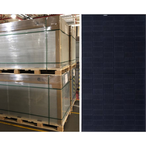 REC 405TP5 Twinpeak 5 Black Series Solar Panel - Pallet of 33 Units