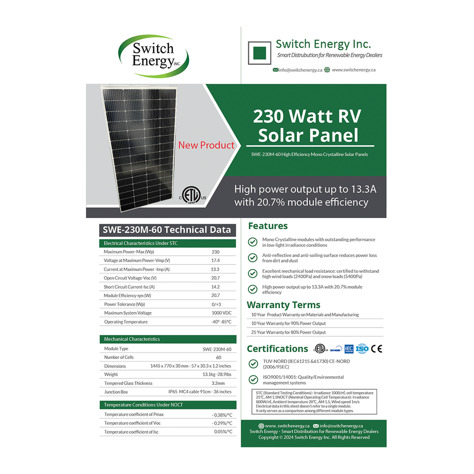 Cdn Solar Top RV & Camping Solar Panels - Shop Now | CDN Solar