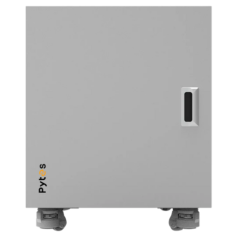 Pytes V-Box-IC battery cabinet designed to securely hold up to 3 Pytes V5 LFP batteries, providing efficient energy storage with robust protection