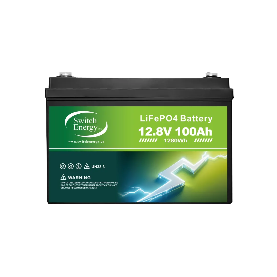 Switch Energy 12V 100Ah Heated Lithium LiFePO4 Battery with Bluetooth for RV, Marine and Off-Grid Solar