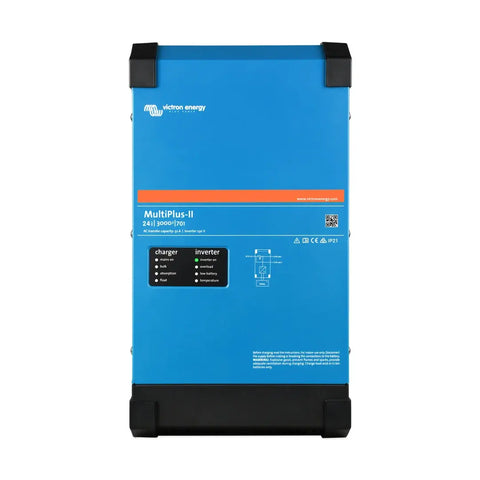 Victron MultiPlus-II 24/3000/70-50 120V (UL) inverter charger, 24V 3000VA pure sine wave inverter and 70A battery charger