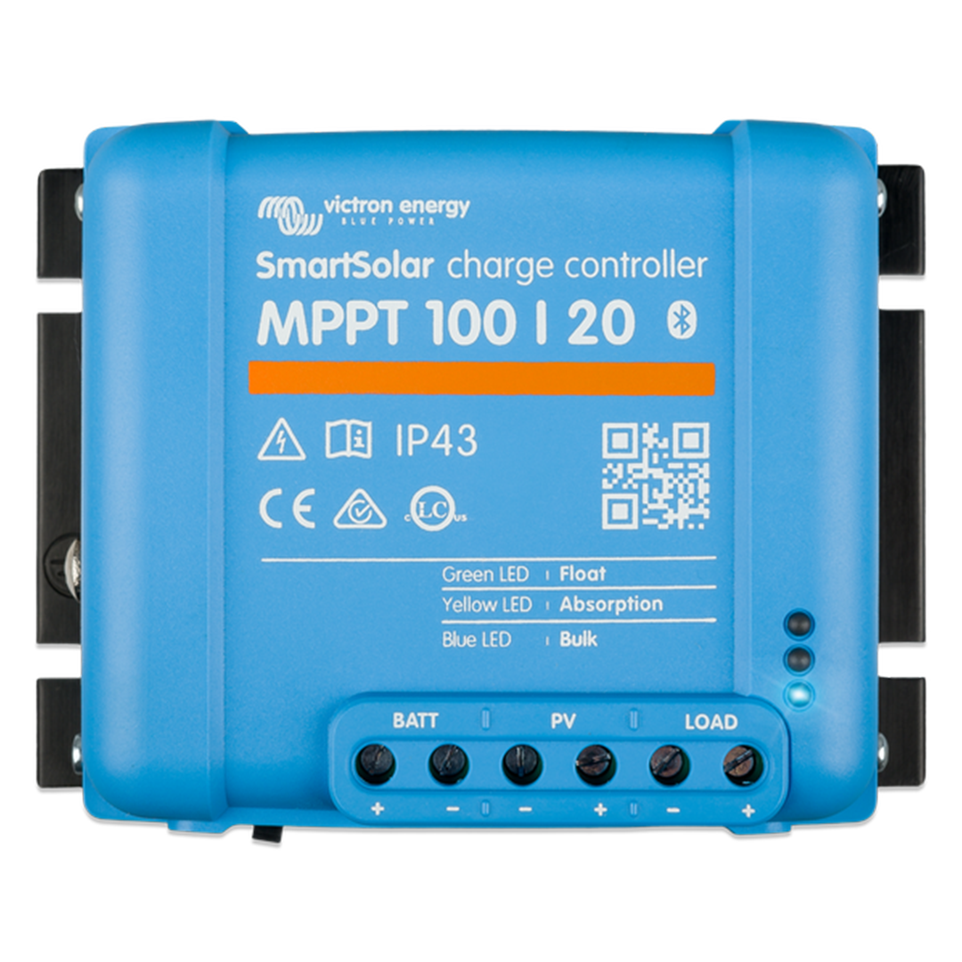 Victron Energy SmartSolar MPPT 100/20 Solar Charge Controller - Efficient Solar Charge Controller