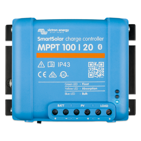 Victron Energy SmartSolar MPPT 100/20 Solar Charge Controller - Efficient Solar Charge Controller