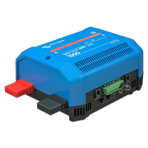 Left side view of the Victron Energy Lynx Smart BMS 1000 (M10) showing terminal connections