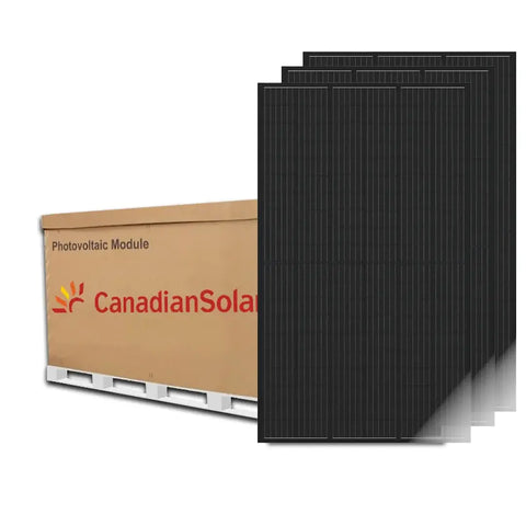 Canadian Solar 445W All-Black TOPHiKu6 N-Type Solar Panel Pallet – 31 Panels