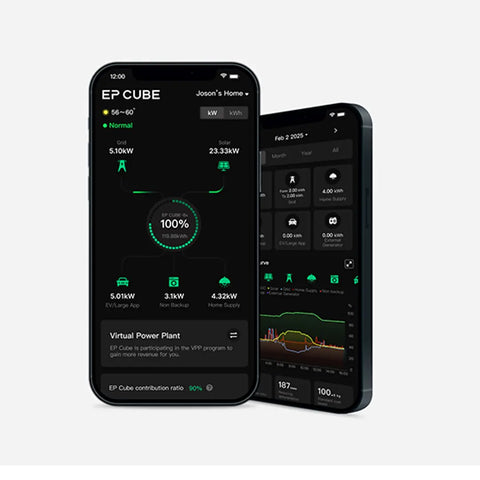 EP Cube 16.6kWh Home Battery System – 7.6kW Inverter | Full Kit (5 Batteries)