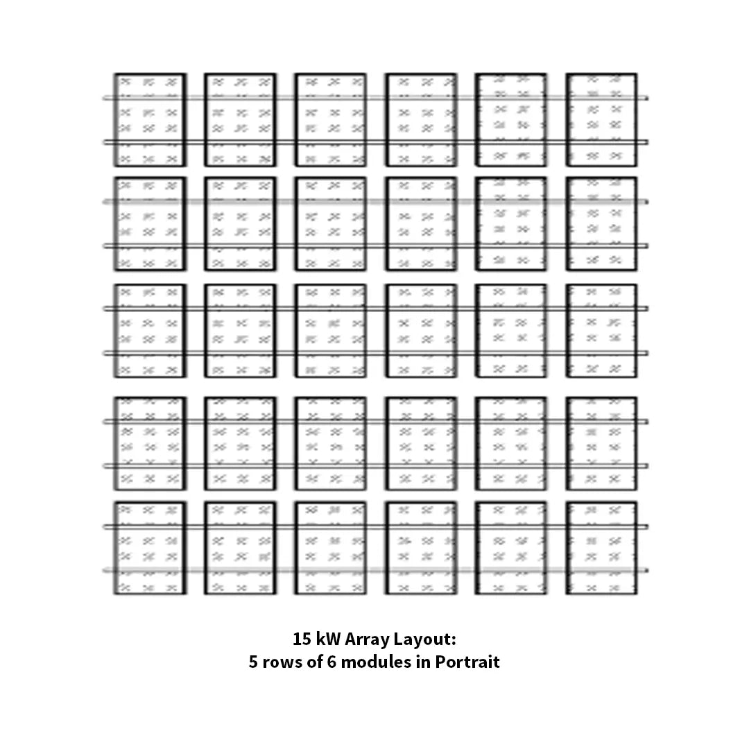 residential kit with battery backup 15 k layout