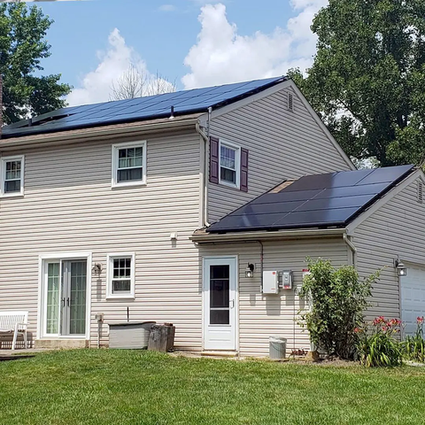 Residential solar panel setup with Silfab panels in Calgary, offering superior performance and durability