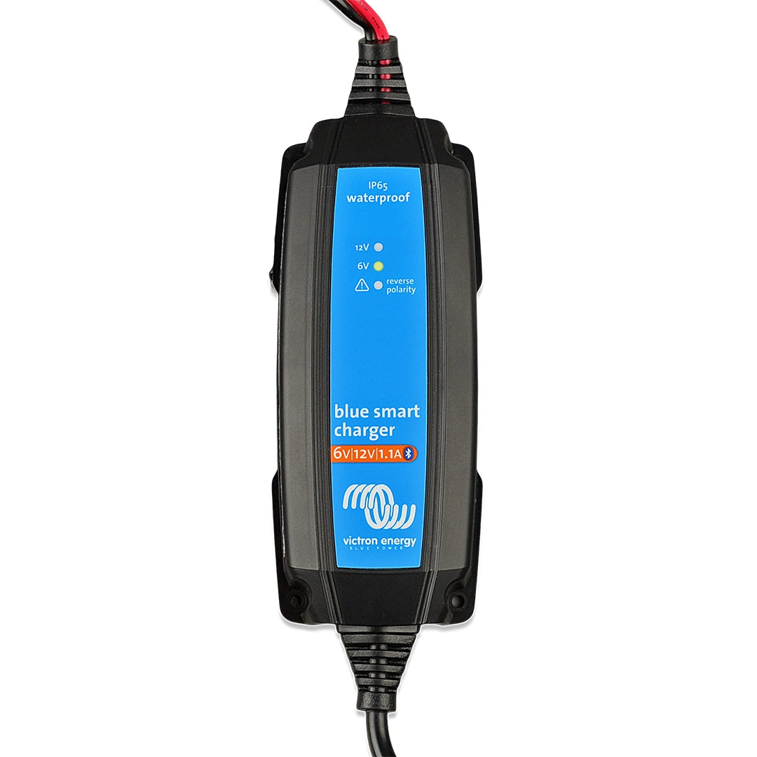 Victron Blue Smart IP65 Charger 6V/12V 1.1A – Smart waterproof battery charger with Bluetooth connectivity