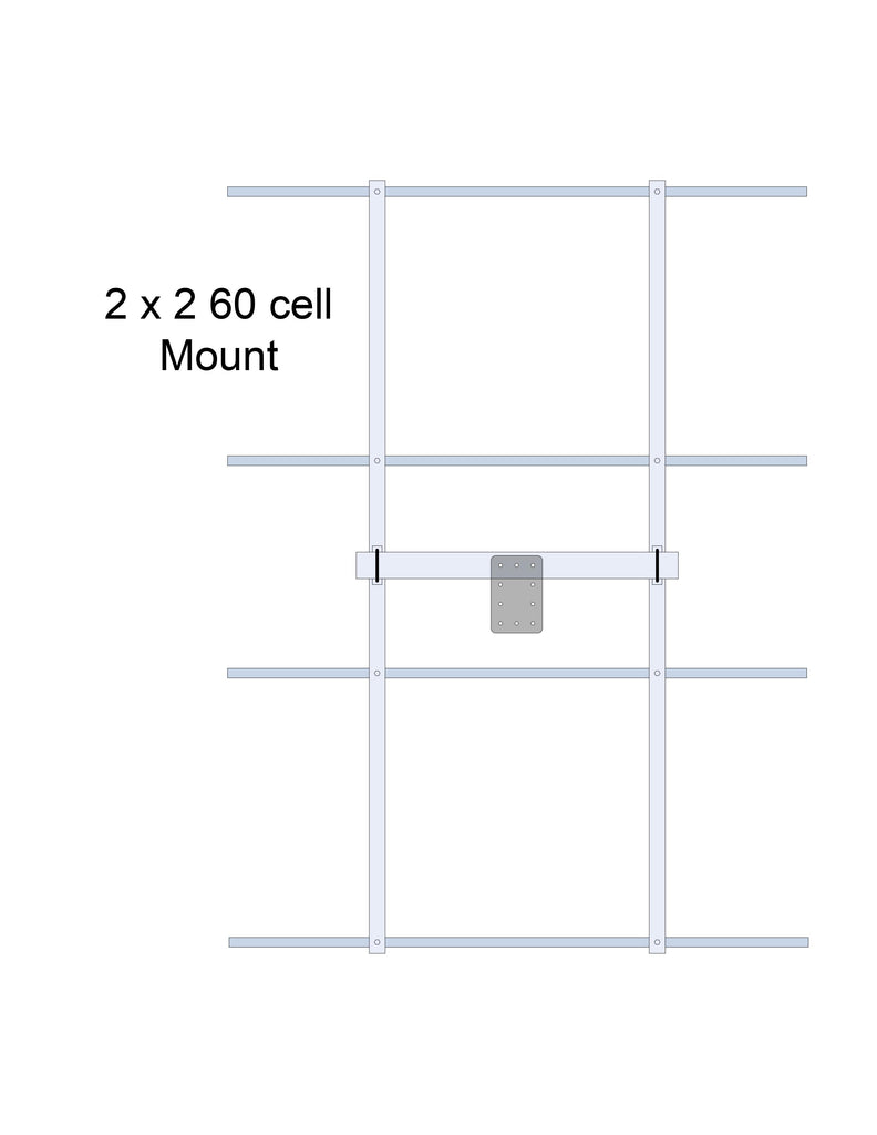 4 Solar Panel Rack 4x1 Solar Panel Pole Mount Rack - Easy Mounting – CDN Solar