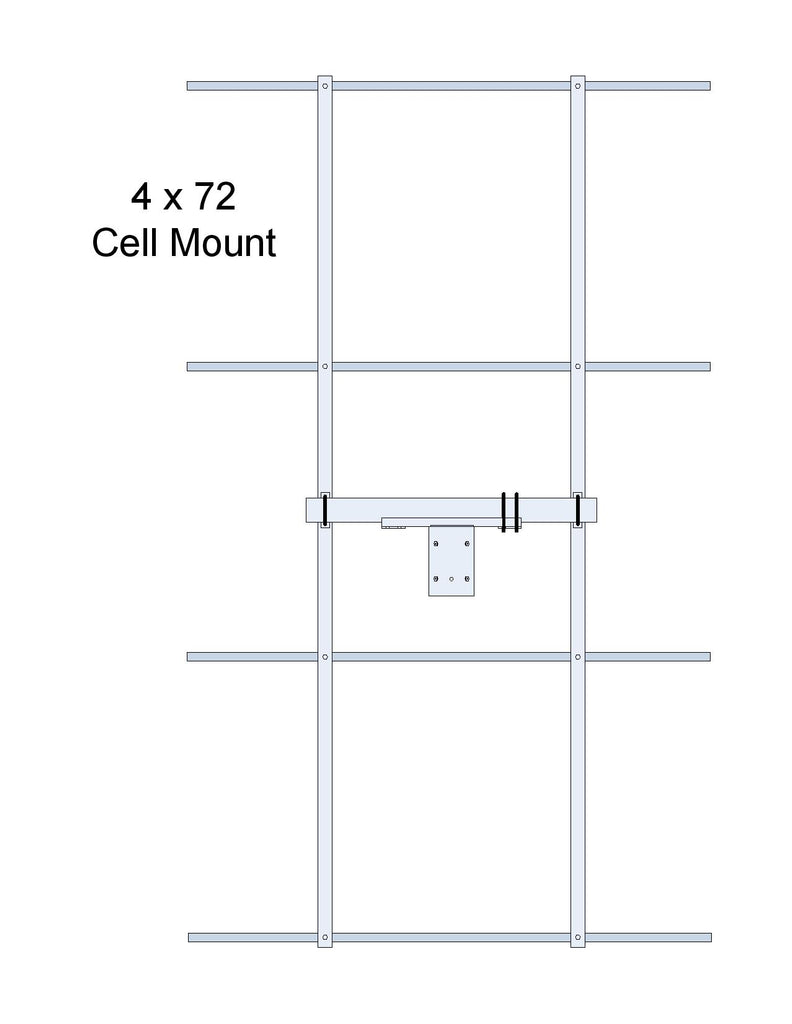 4x1 Solar Panel Pole Mount Rack 72 Cell for Maximum Efficiency CDN