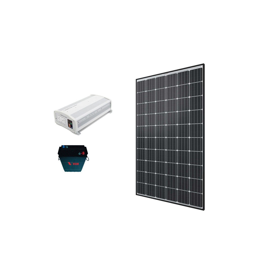 Off Grid Solar Cabin kits - Kisae Off Grid Cabin Kit #S1